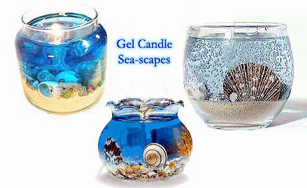 Star Sea Scape Gel Candle - Shop North Dakota